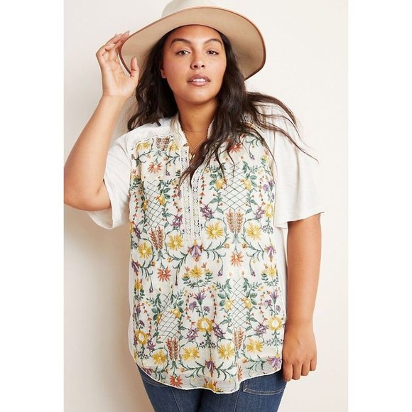Anthropologie Tops - HP! 🎉 Anthropologie | NWT Eliana Embroidered Top
